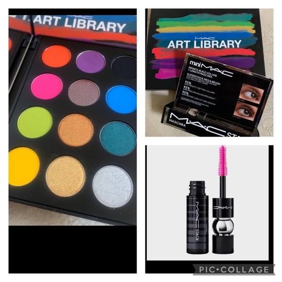 Mac Cosmetics Art Library Designer Eyeshadow Palette & Mac Stack Mascara BNIB